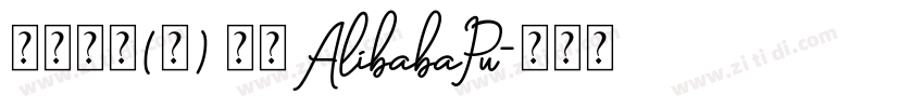 缺少字体(4) 激活 AlibabaPu字体转换